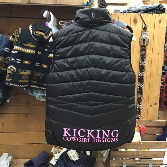 Women's Puffer Vest - KCD logo