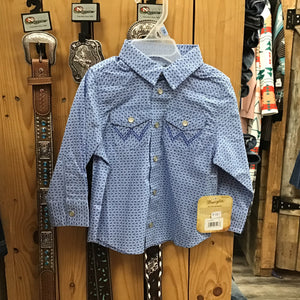 Wrangler Infant Long Sleeve Rodeo Shirt 12M