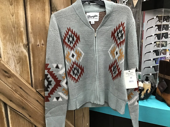 Wrangler Women’s Full Zip Sweater size Small