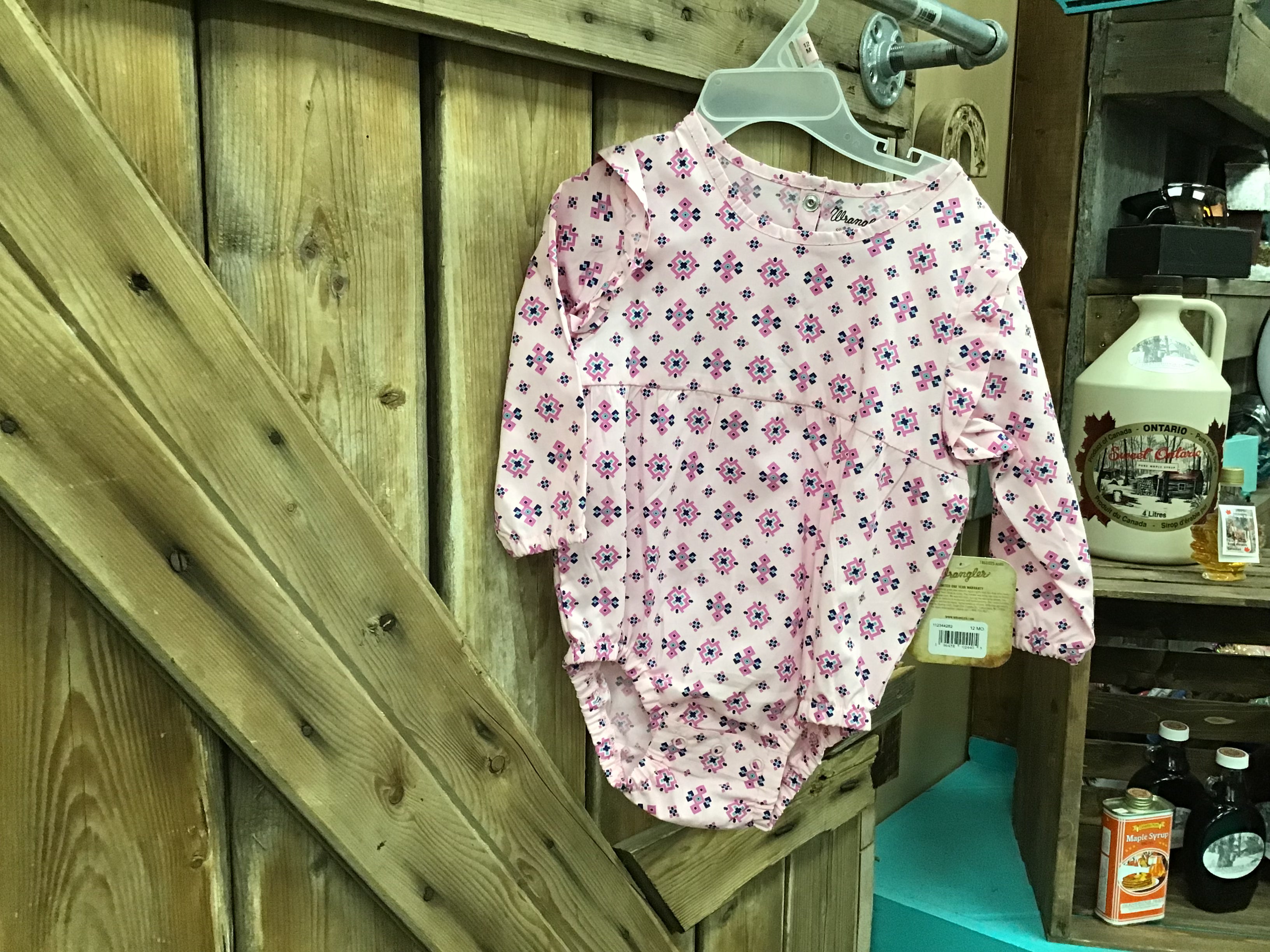 Wrangler Infant Girl's Onesie Assorted 12M