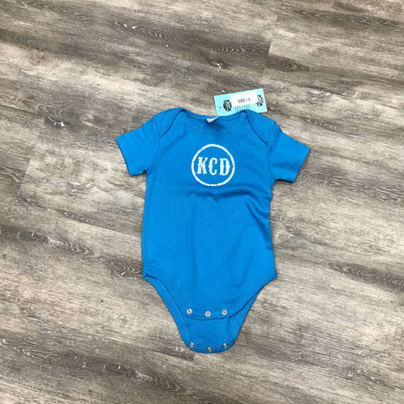 Onesie - Turquoise with KCD White