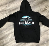 Youth Black Hoodie KCD Ranch