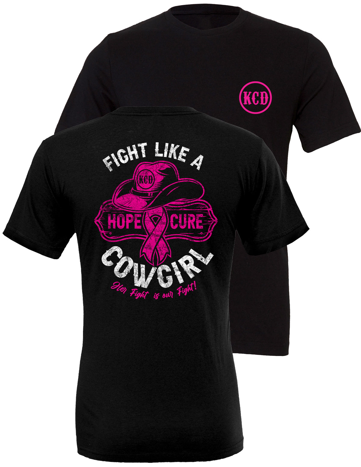 Cancer Picked The Wrong Cowgirl Tee - 2024 Logo