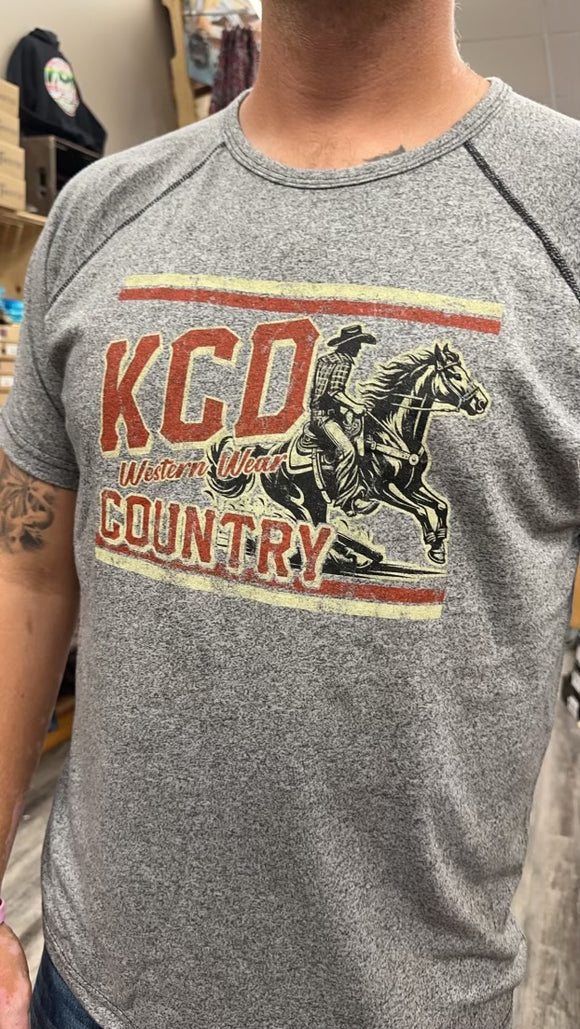 Unisex Grey Tee - KCD Country