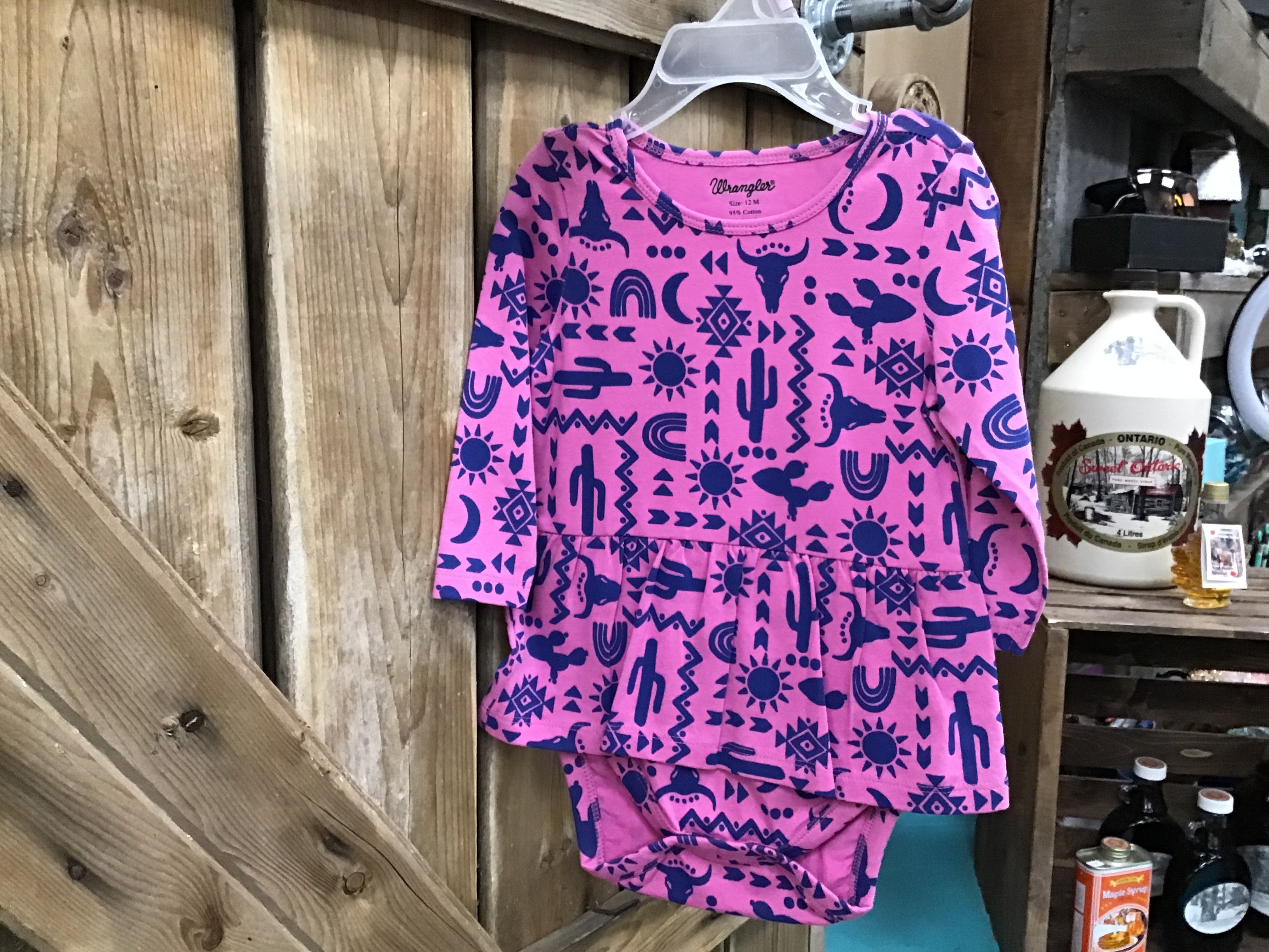 Wrangler Infant Girl's Onesie Assorted 12M