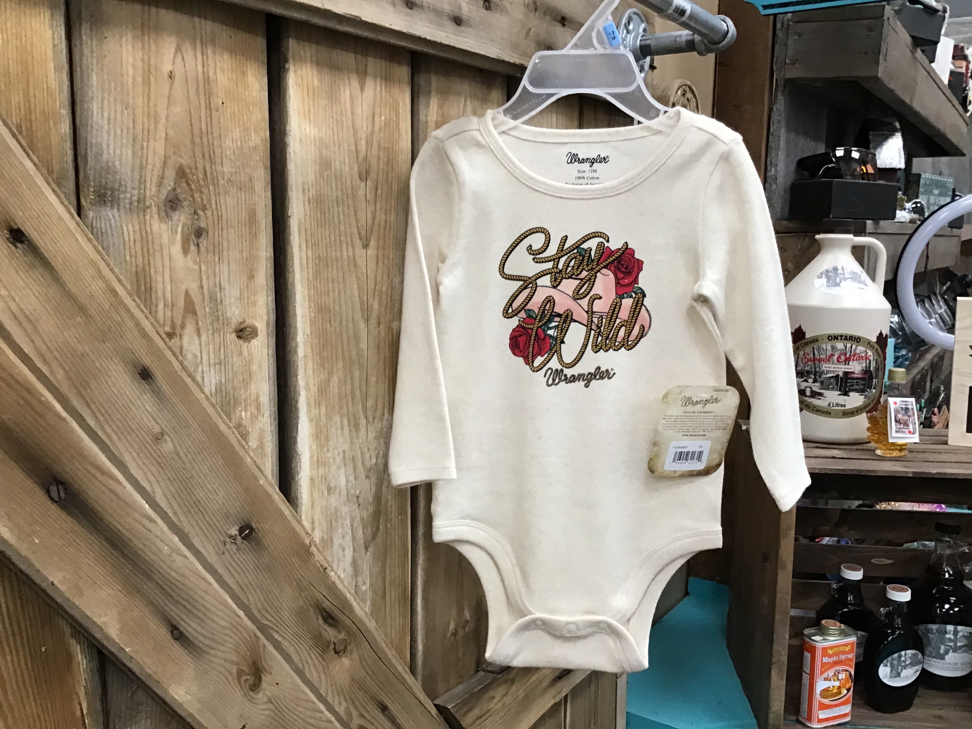 Wrangler Infant Girl's Onesie Assorted 12M