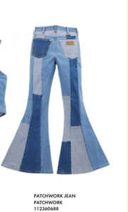 Lainey Wilson Wrangler Patchwork Jeans