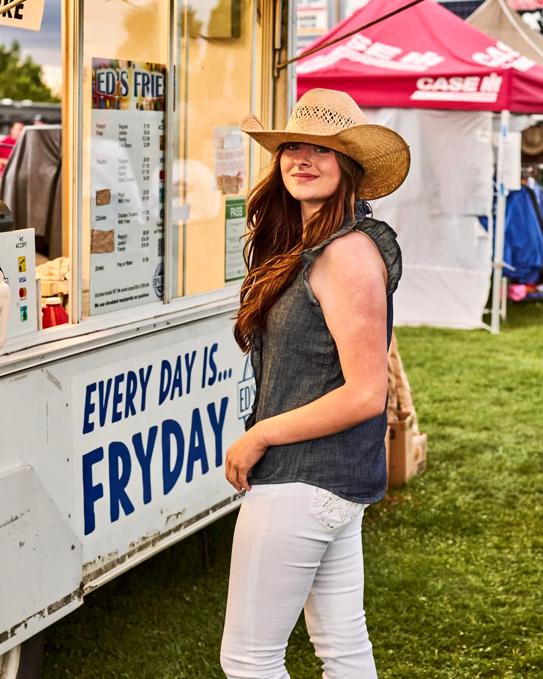 Grace Women's White Denim Jeans*