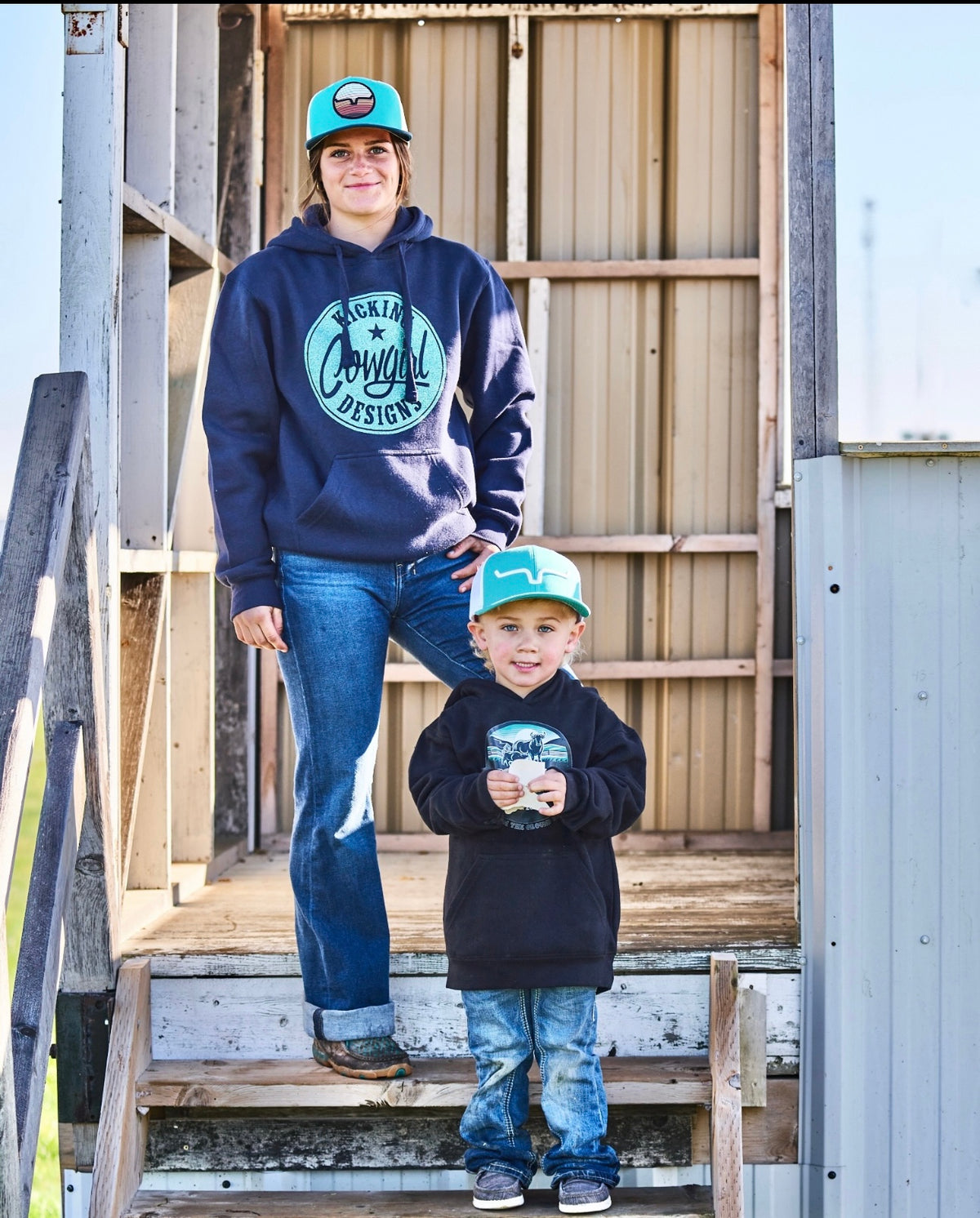 Women’s Navy Hoodie - Philly Green Sparkle