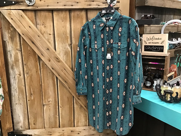Wrangler Women’s Corduroy Shirt Dress size Small