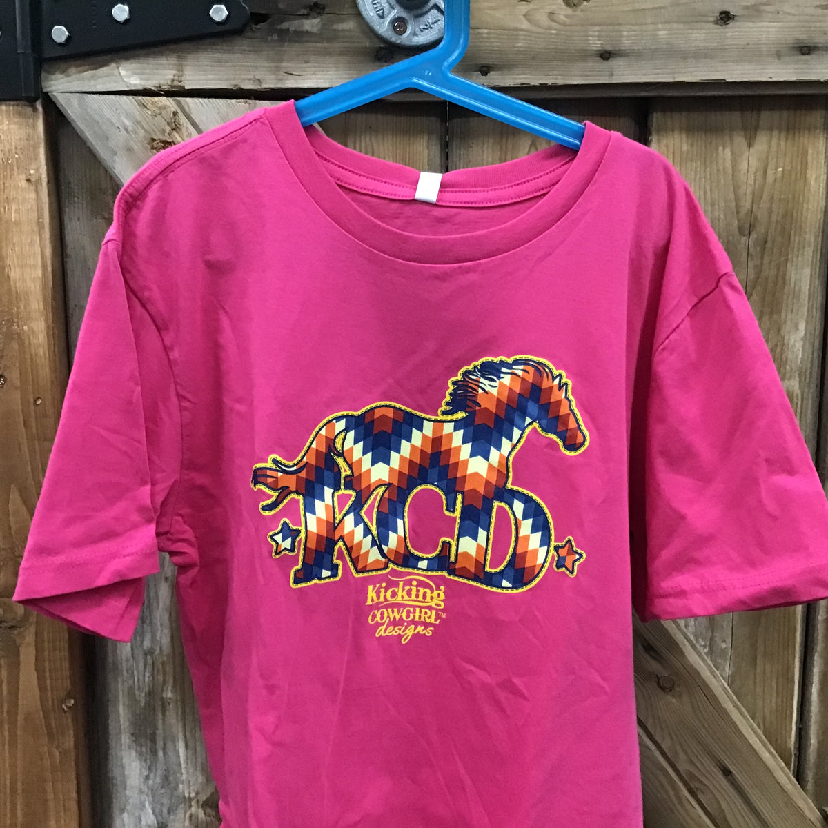 Youth Pink Tee - Quilted Horse