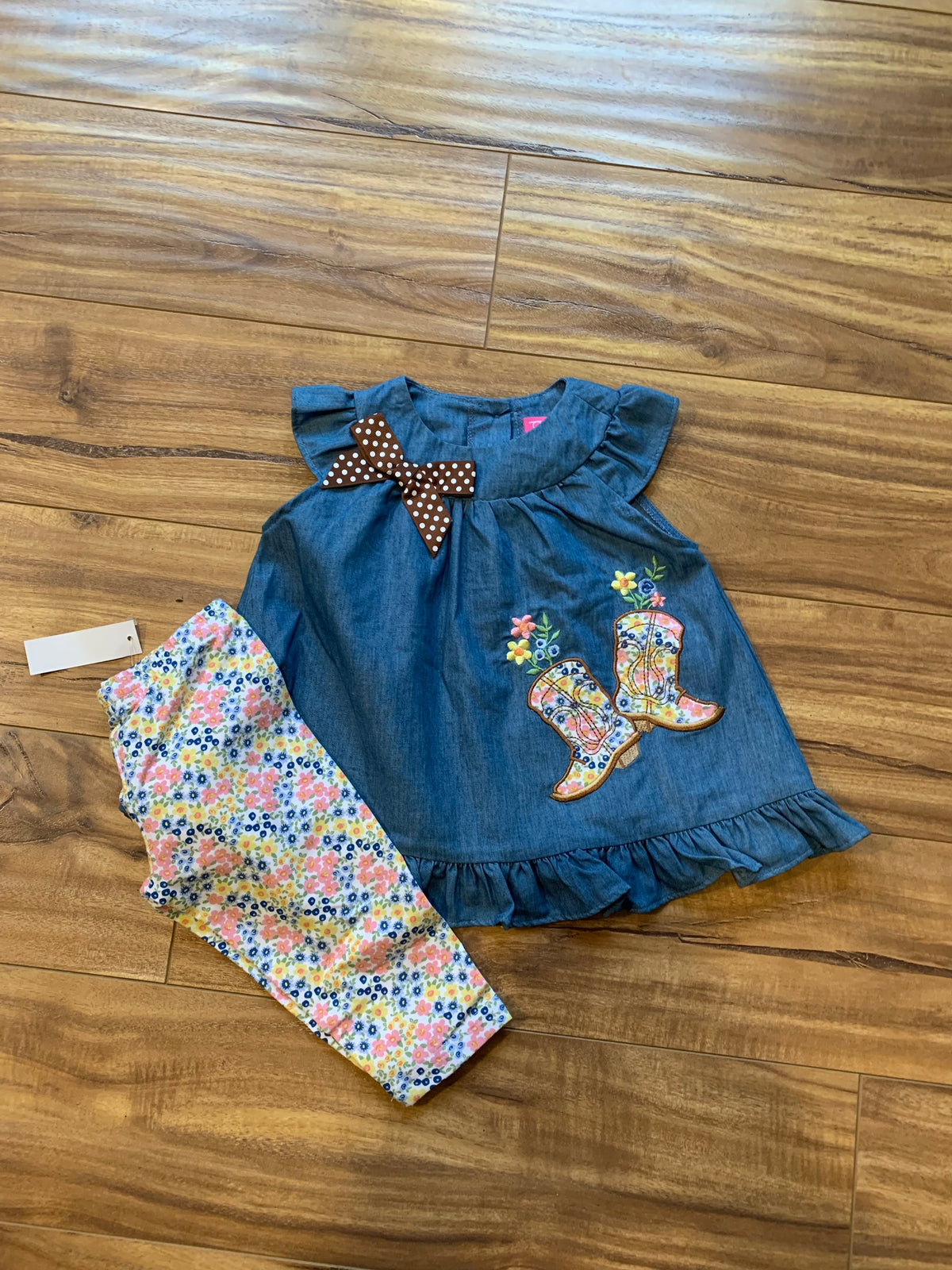 Infant Western 2-piece Set size 9M