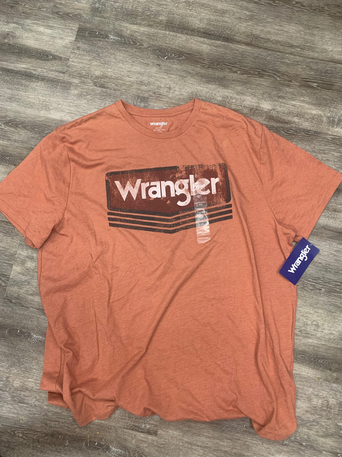 Wrangler Men’s Orange Tee XXL