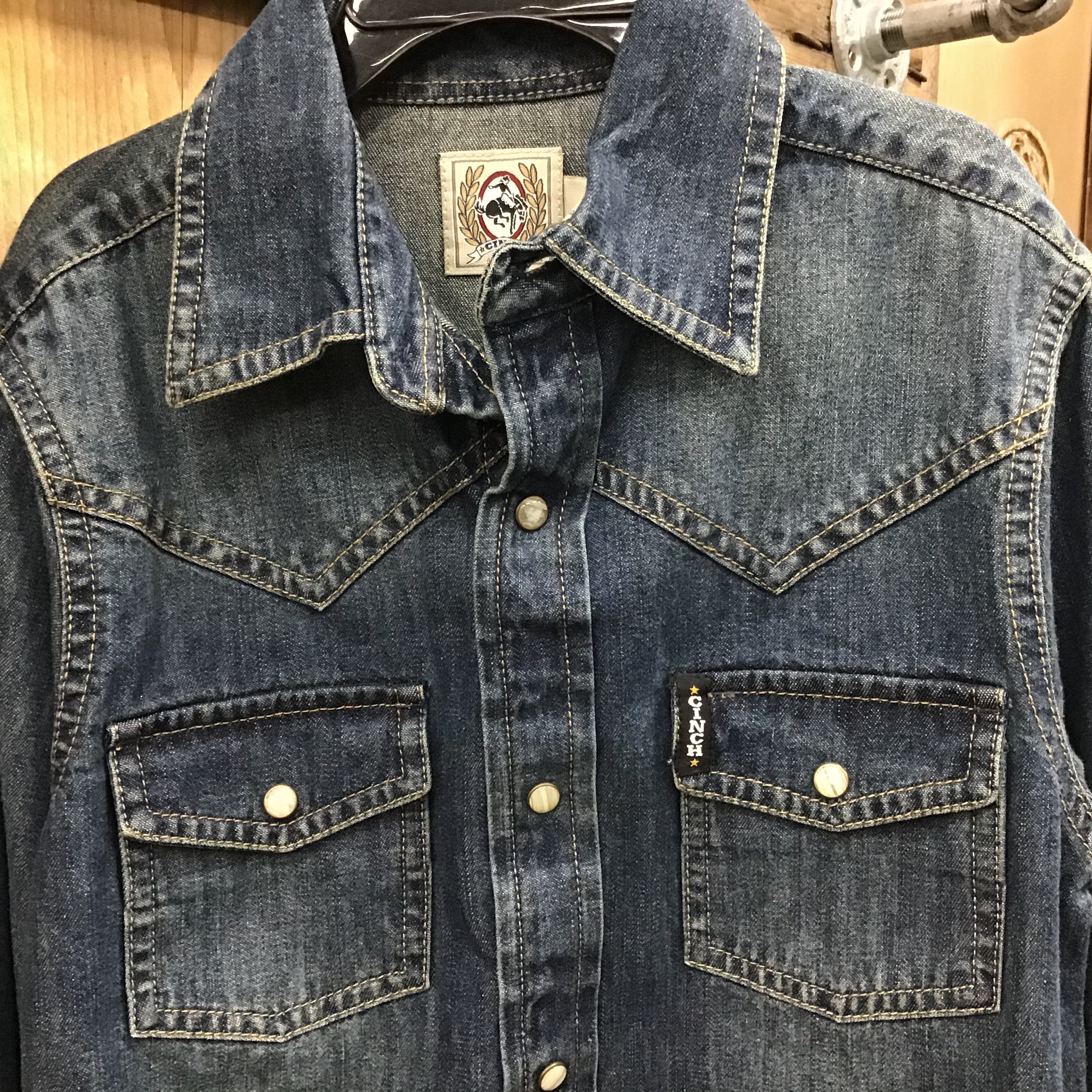 Cinch Youth Denim Shirt
