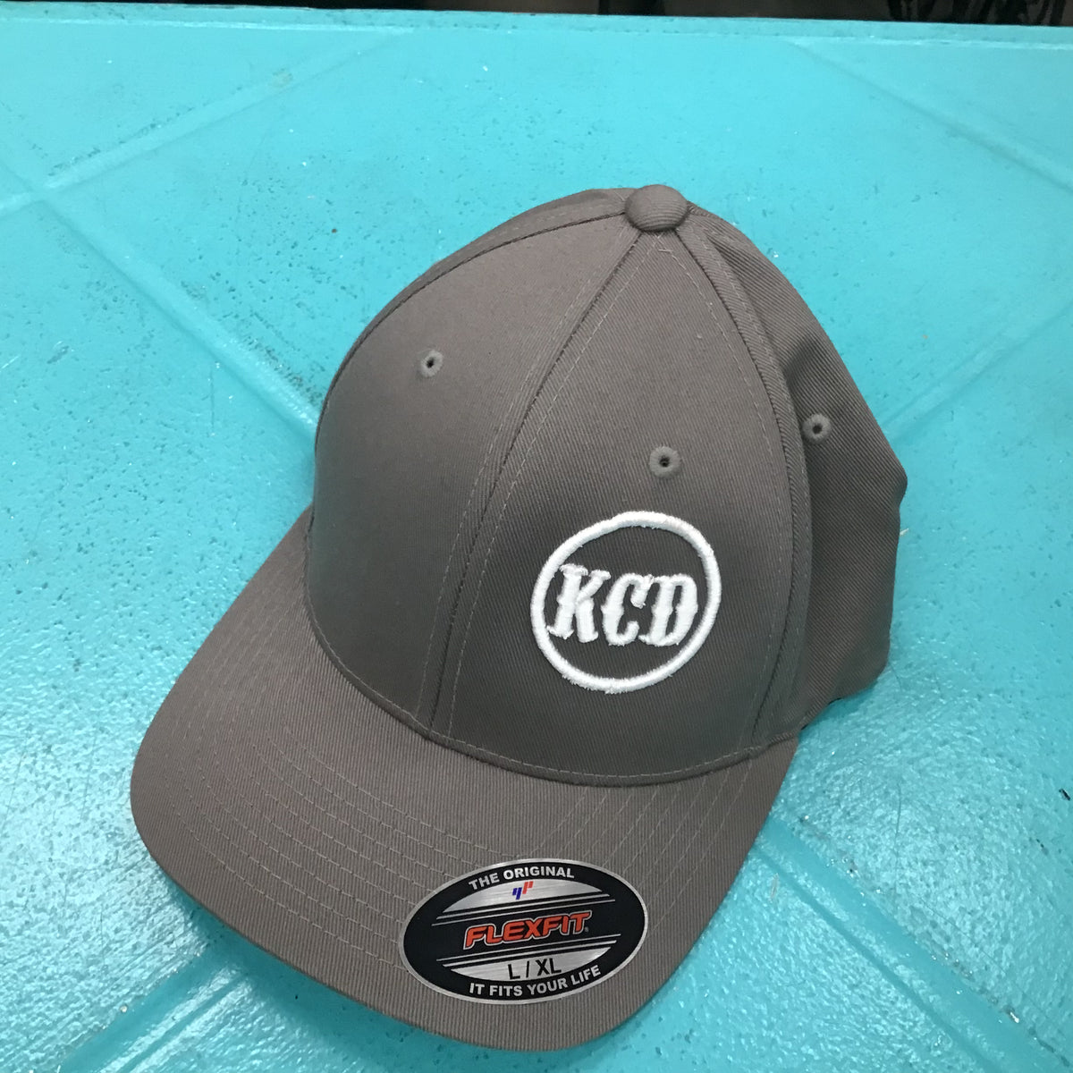 KCD Light Grey Hat - KCD White- L/XL