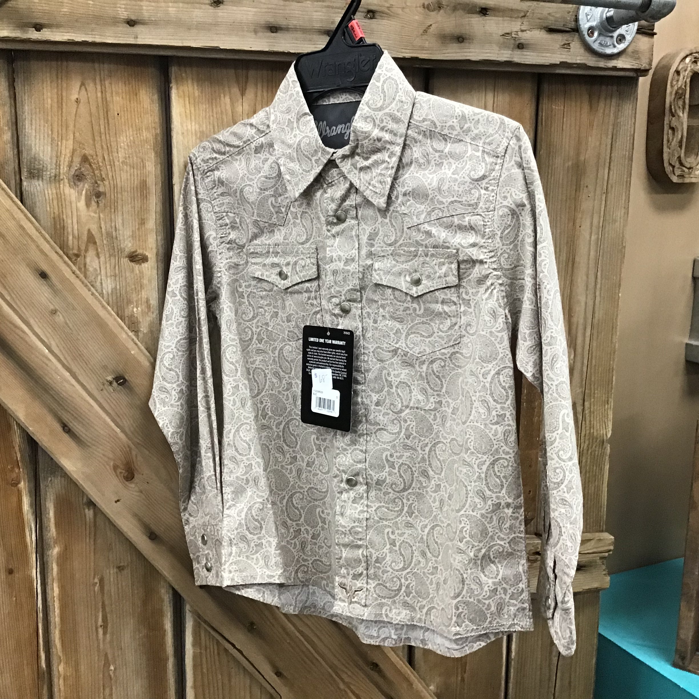 Wrangler Boy’s Rodeo Shirts - size SMALL