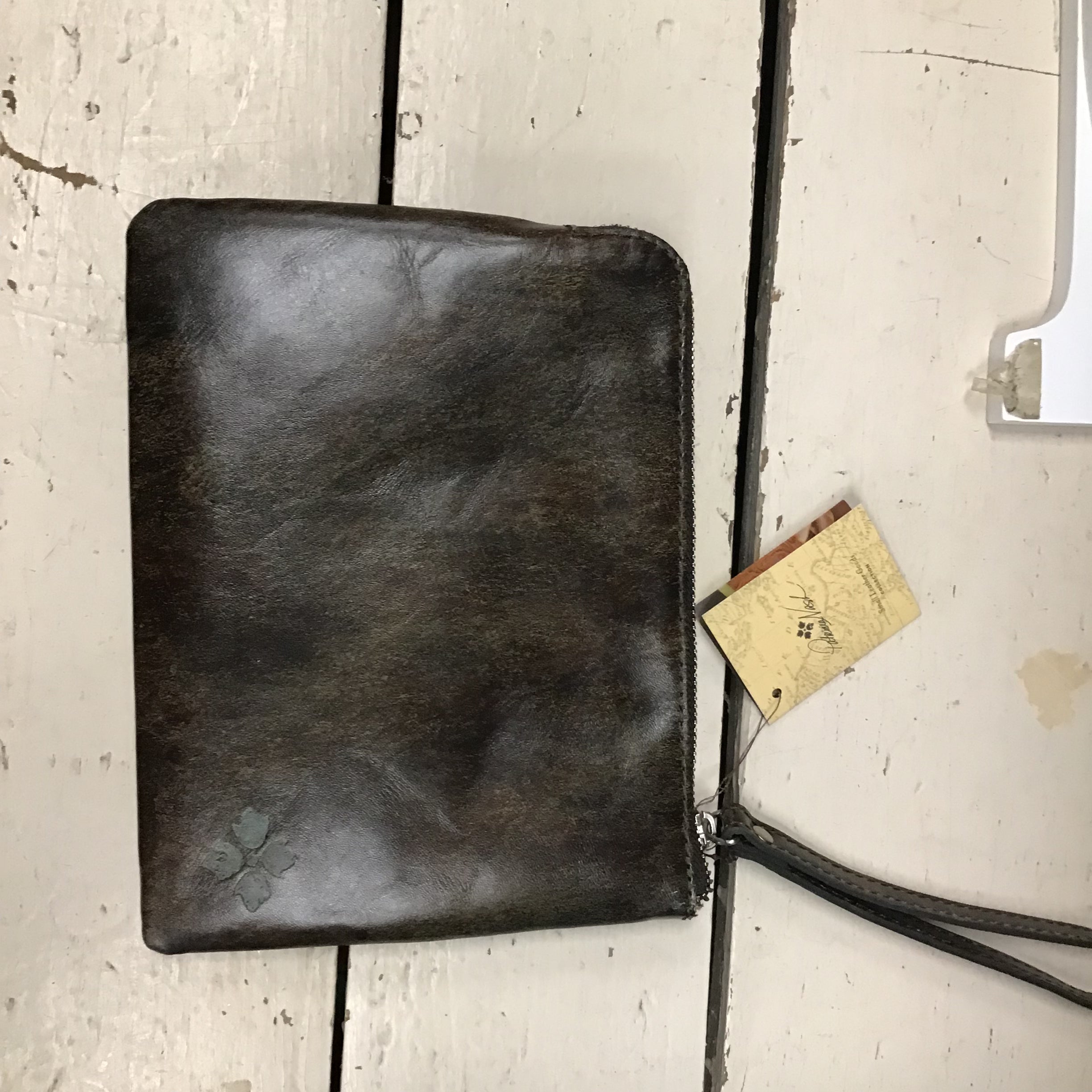 Tooled Turquoise Wristlet