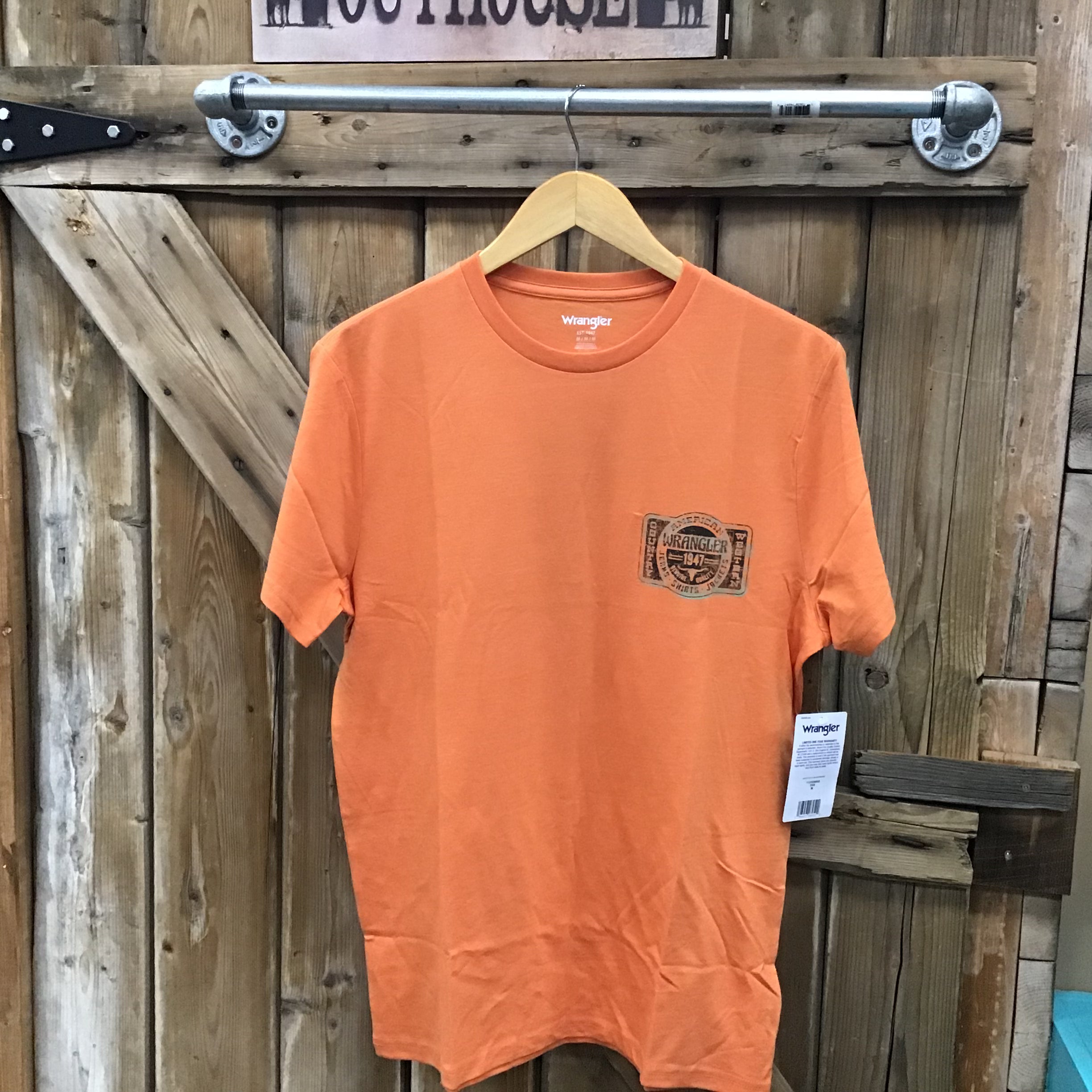 Wrangler Men’s Orange Tee