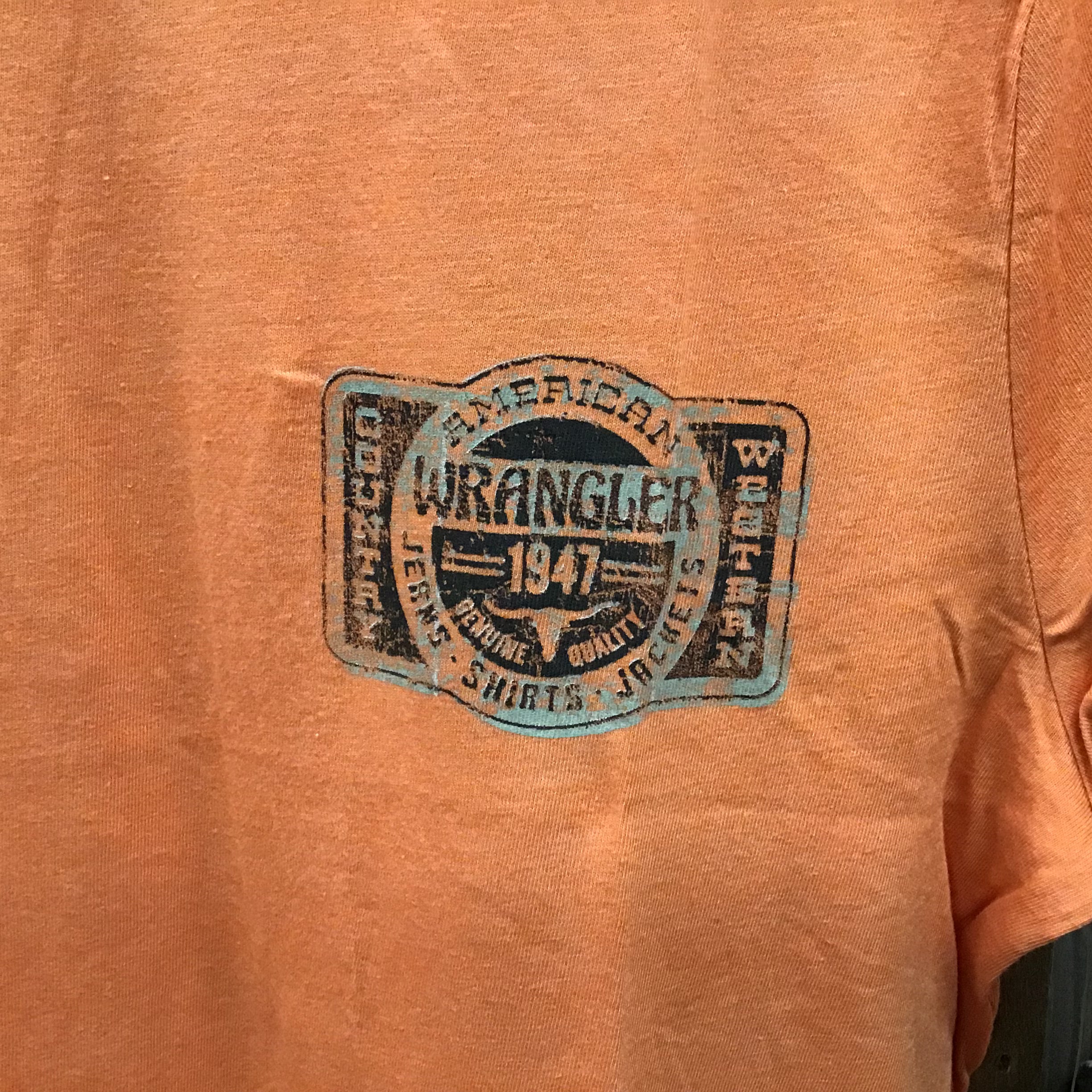 Wrangler Men’s Orange Tee