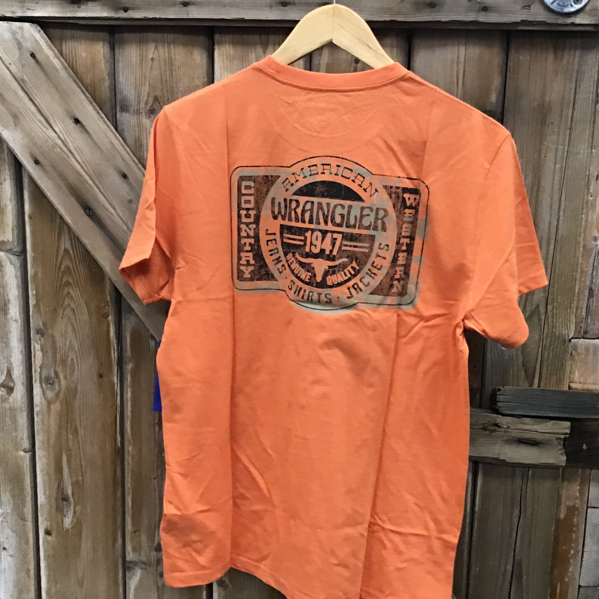 Wrangler Men’s Orange Tee