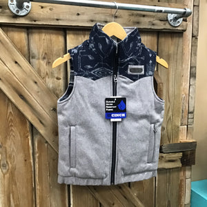 Cinch Youth Grey/Navy Vest