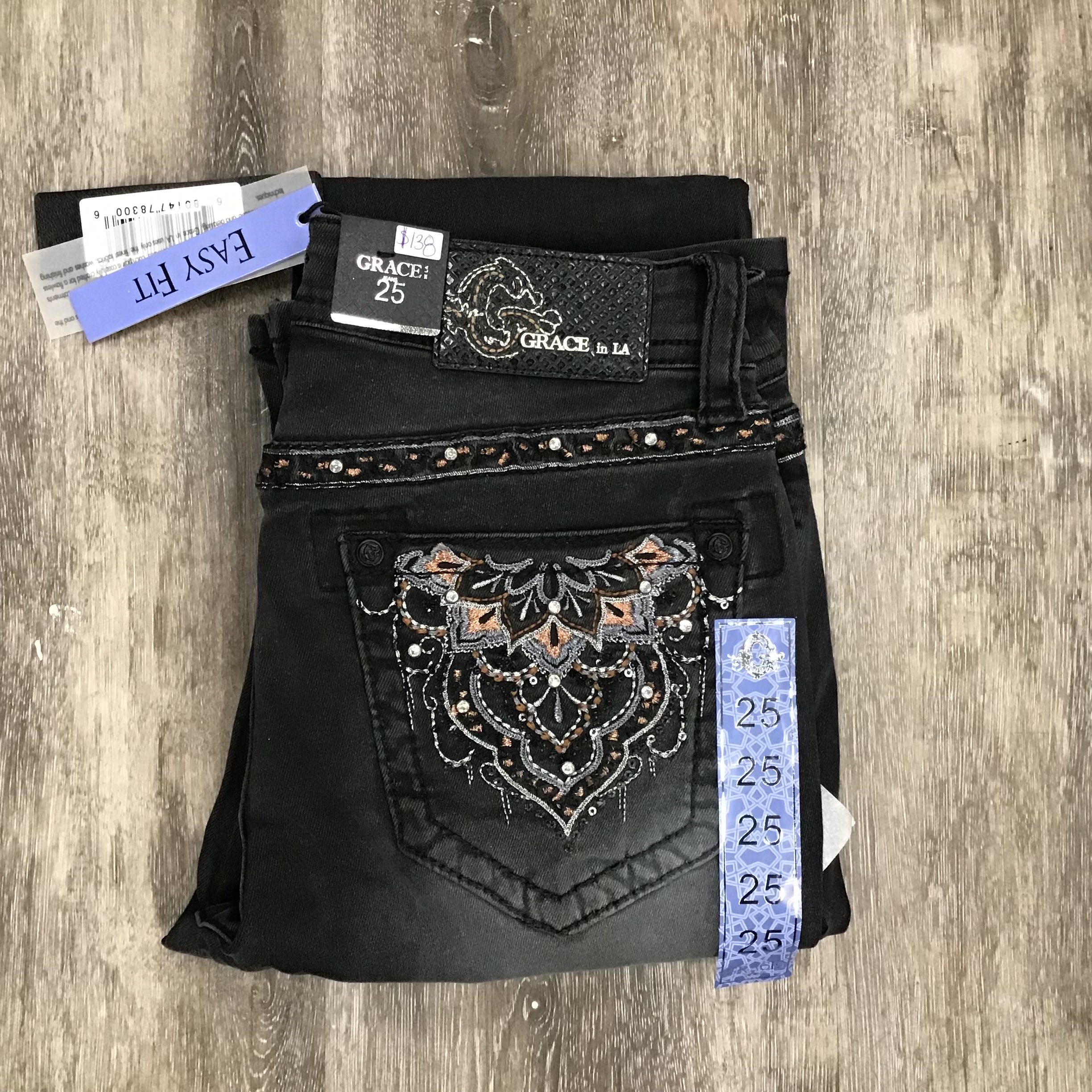 Grace Women's Black Bootcut Jeans