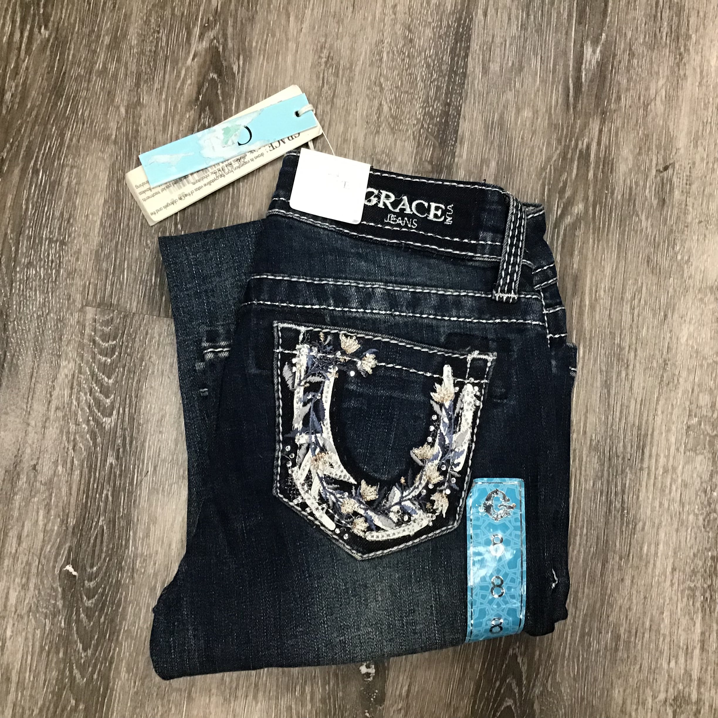 Grace Girls Bootcut Jeans size 8