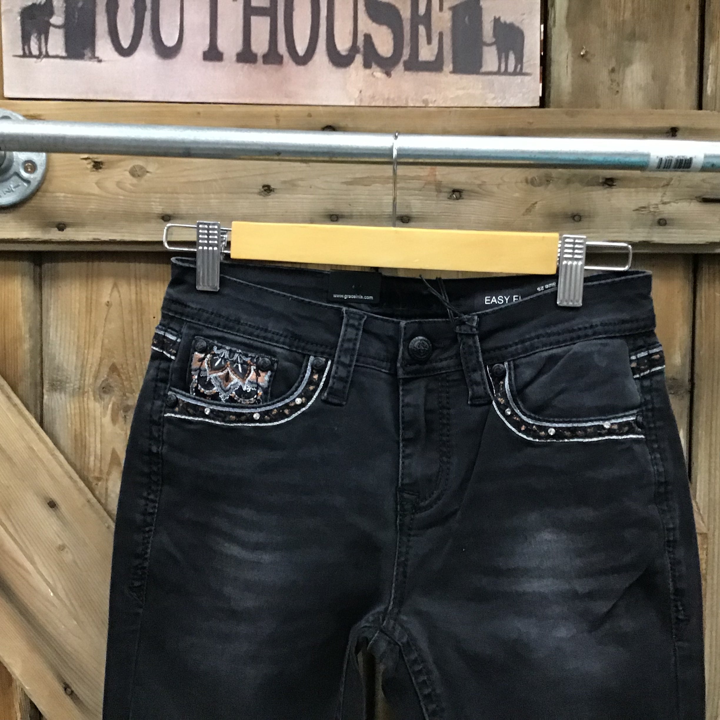 Grace Women's Black Bootcut Jeans