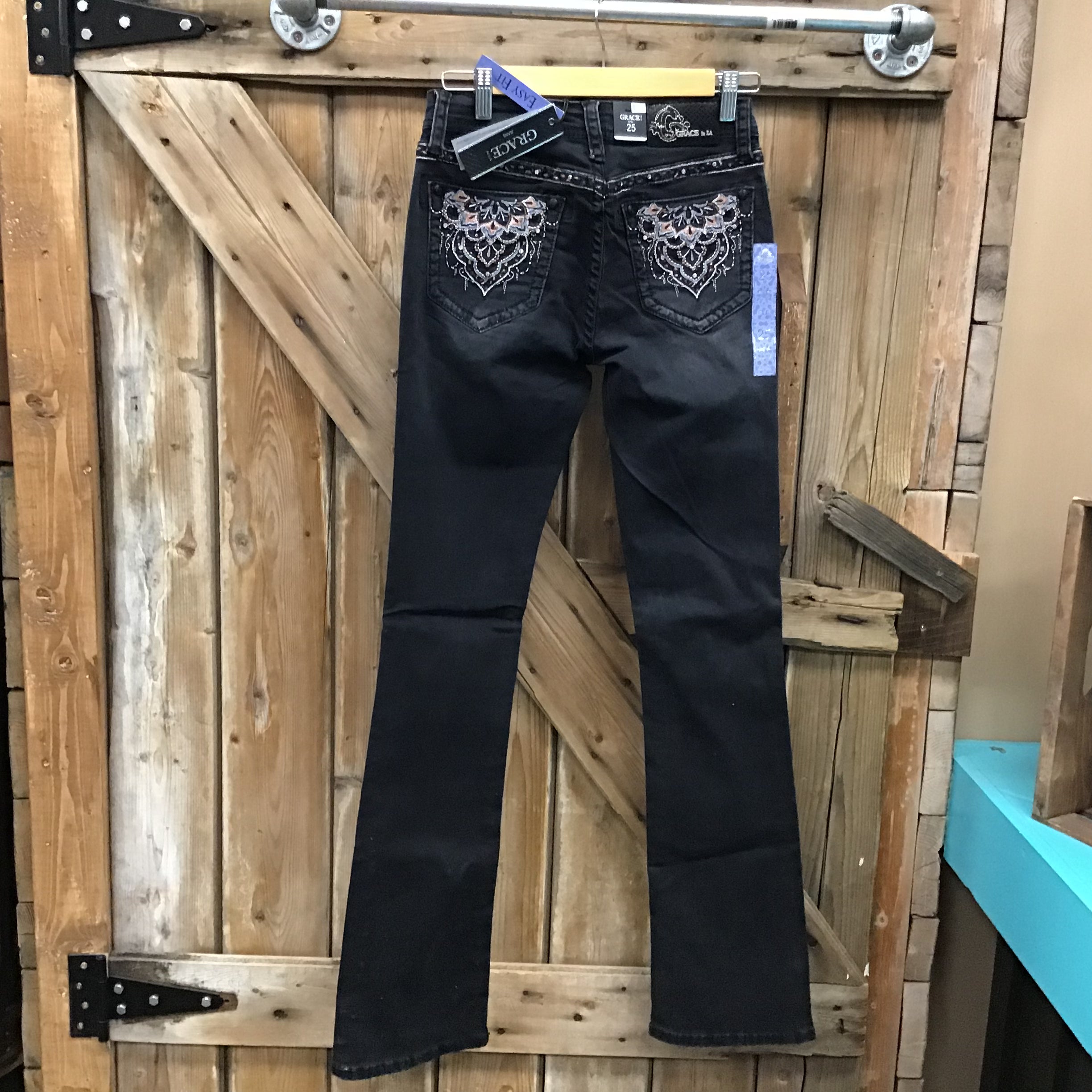 Grace Women's Black Bootcut Jeans