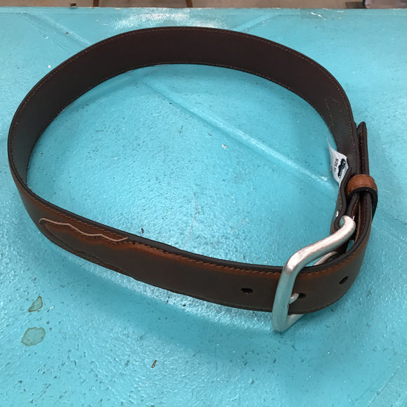 Nocona Brown Leather Belt -size 30
