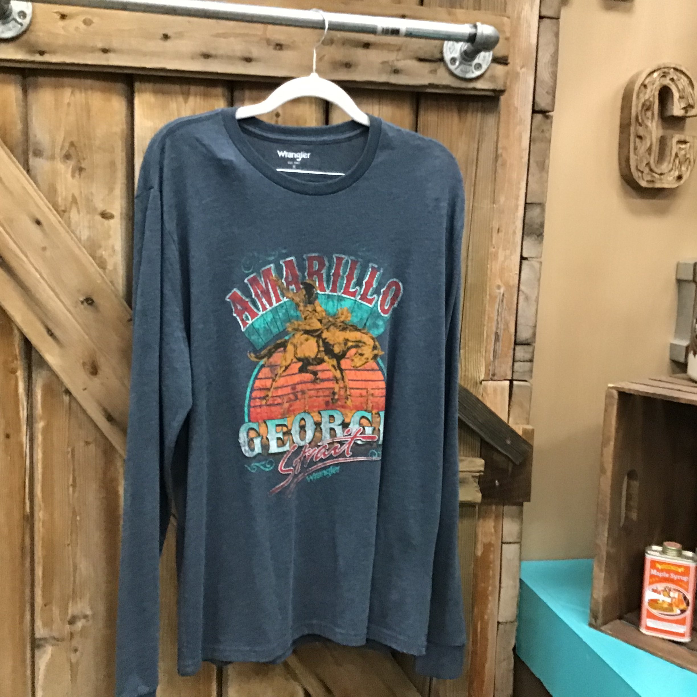 Wrangler Men’s Long Sleeve Tee -size MEDIUM