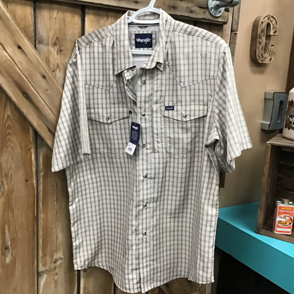 Wrangler Men’s Short Sleeve Shirt Size LARGE