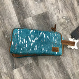 American Darling Turquoise Cowhide Bag