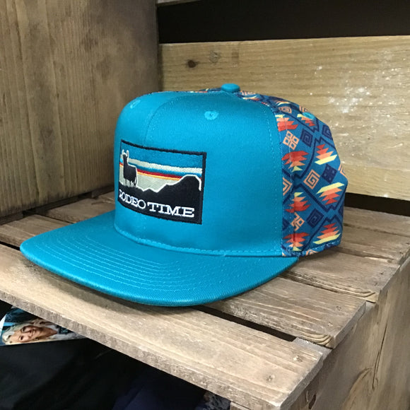 Rodeo Time Turquoise Aztec Hat