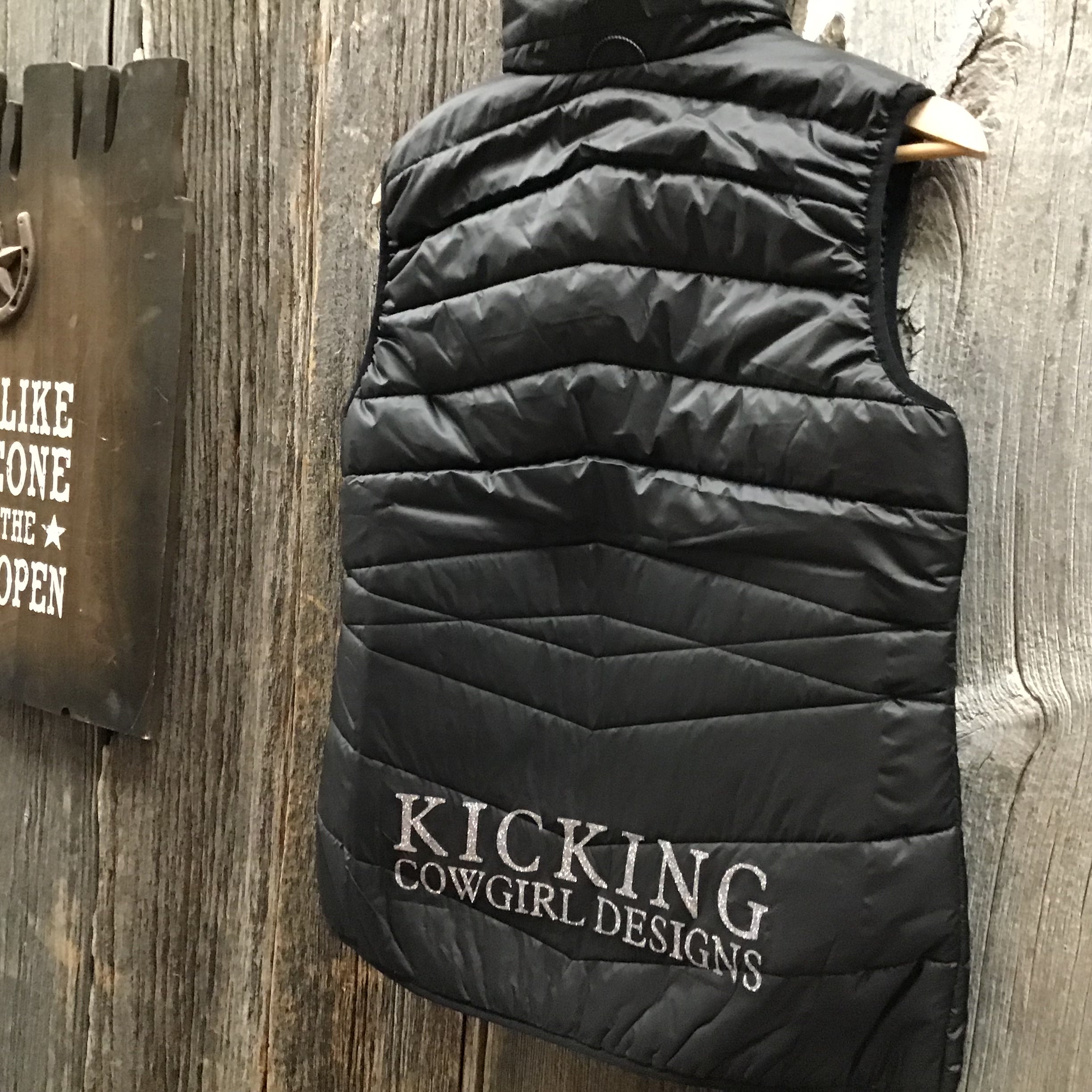 Women's Puffer Vest - KCD logo