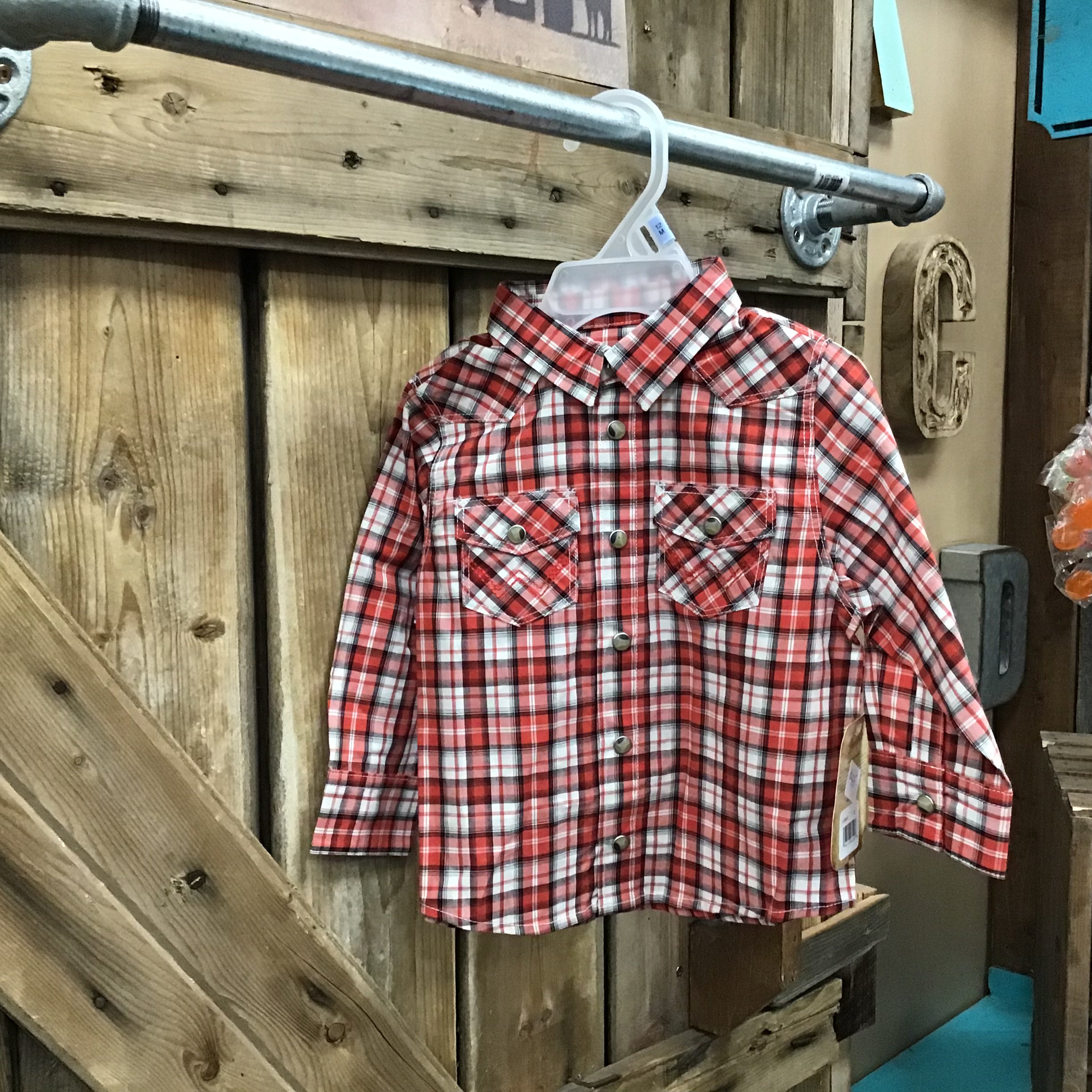 Wrangler Infant Boys Rodeo Shirt size 12M