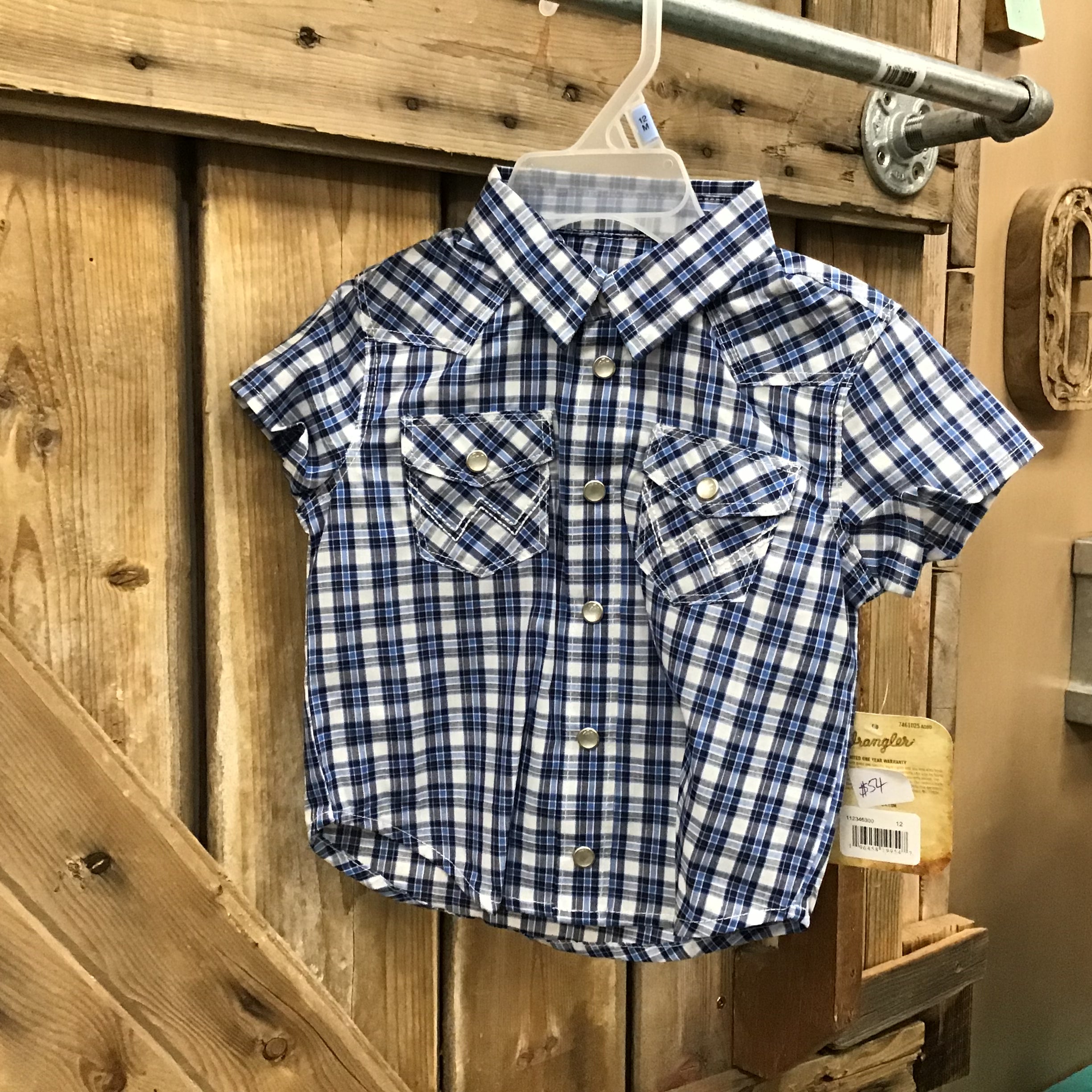 Wrangler Infant Rodeo Shirt size 12M