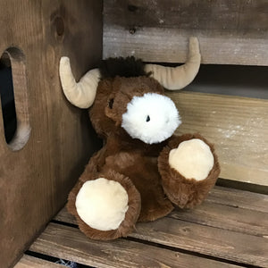 Longhorn Cow Plush Puppet