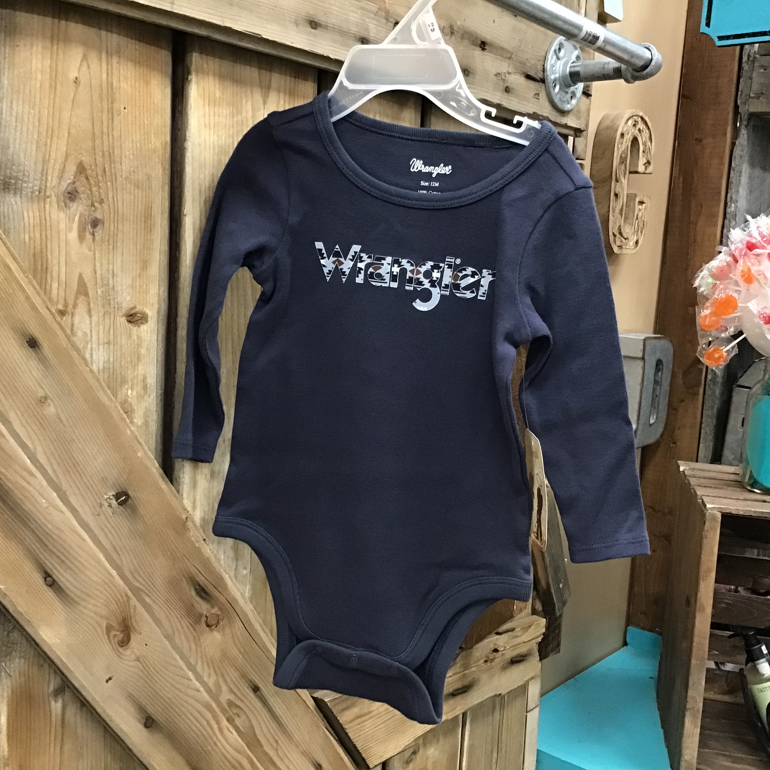 Wrangler Infant Long Sleeve Onesie size 12M