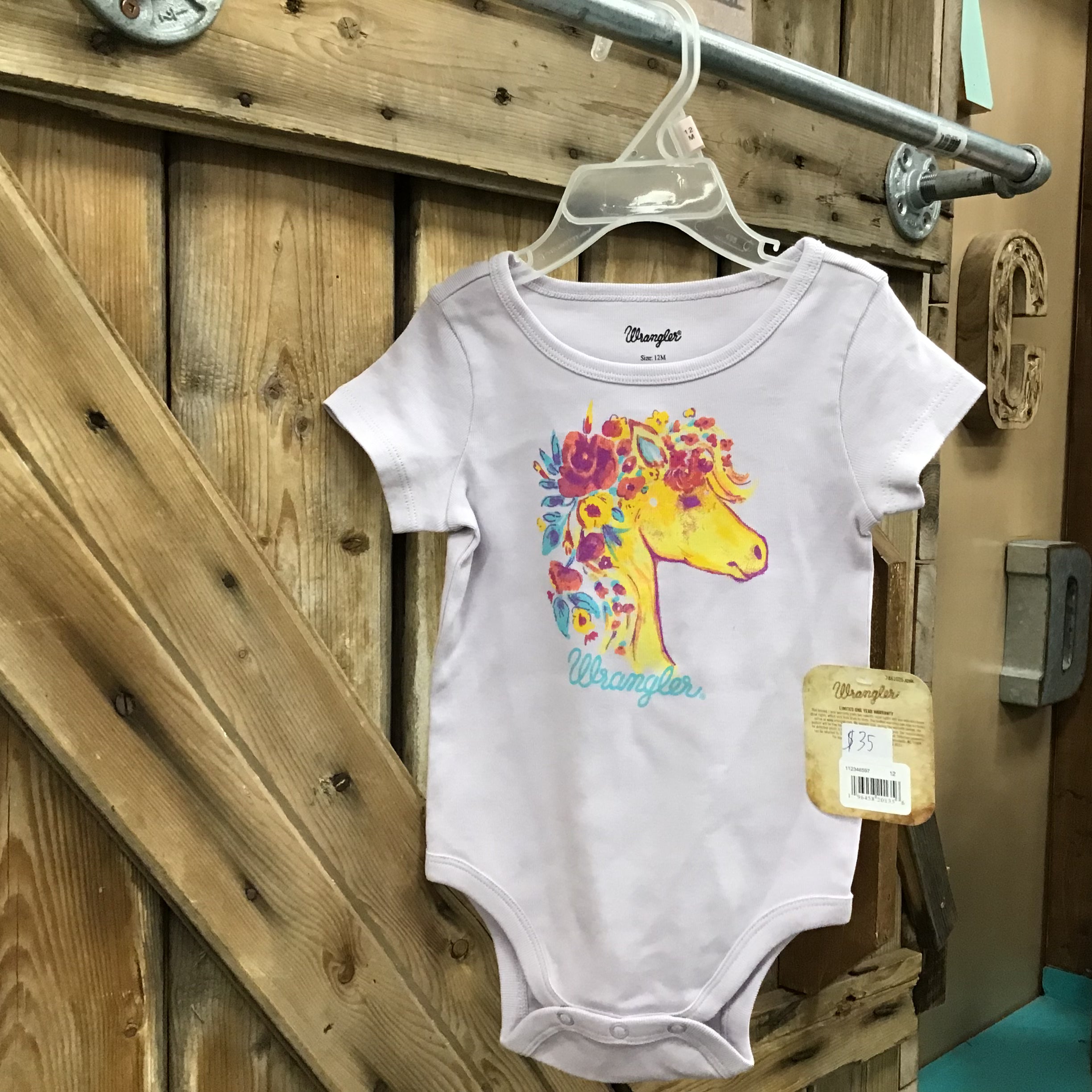 Wrangler Infant Onesie Size 12M
