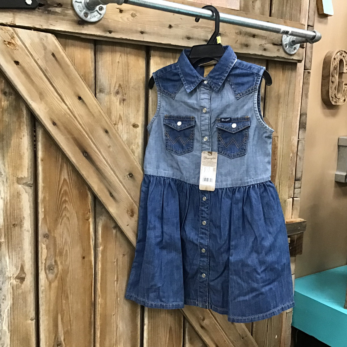 Wrangler Girl’s Denim Dress size SMALL