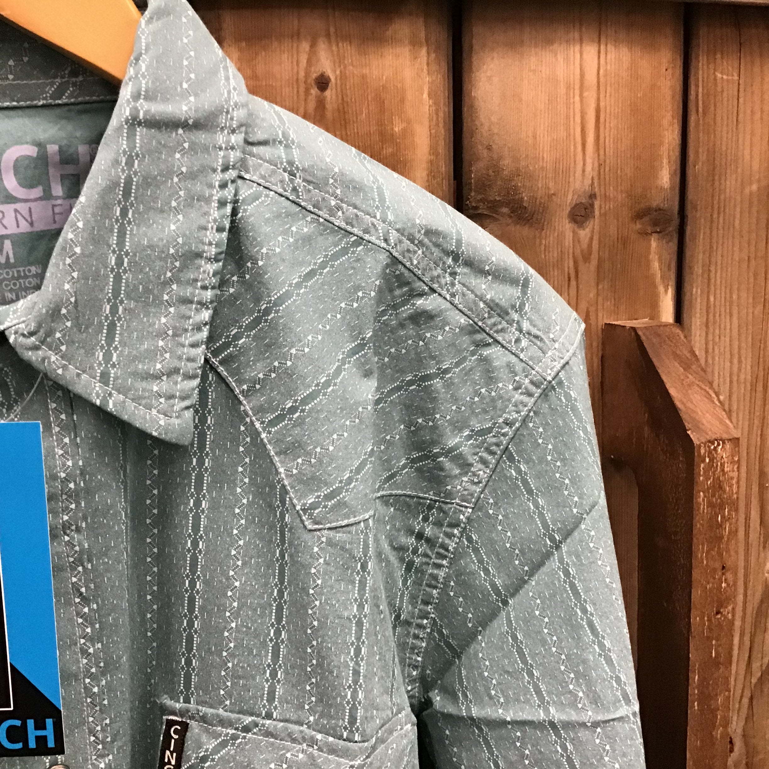 Cinch Men’s Rodeo Shirt- Turquoise