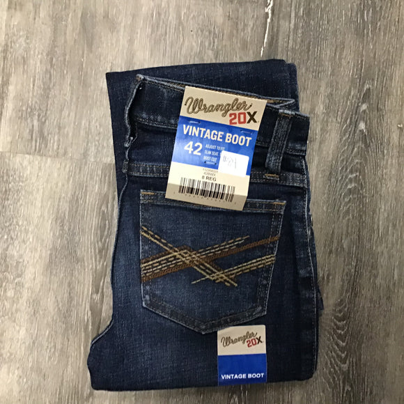 Wrangler Boys Boot Cut Jeans size 8 REG