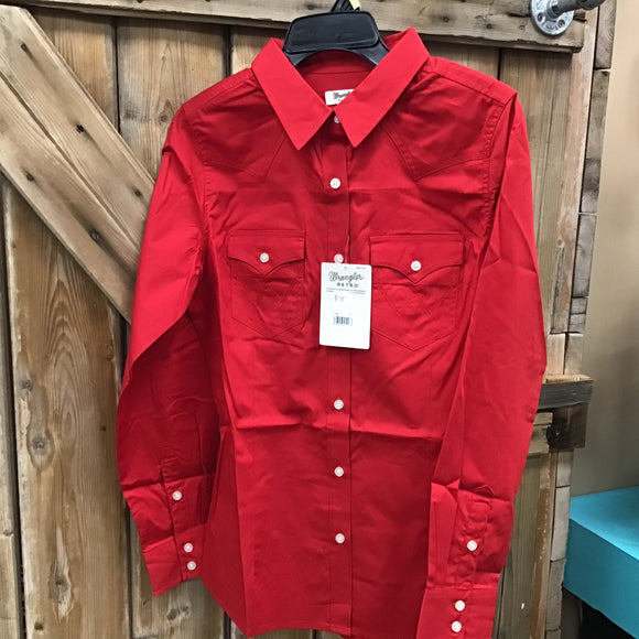 Wrangler Women’s Red Rodeo Shirt