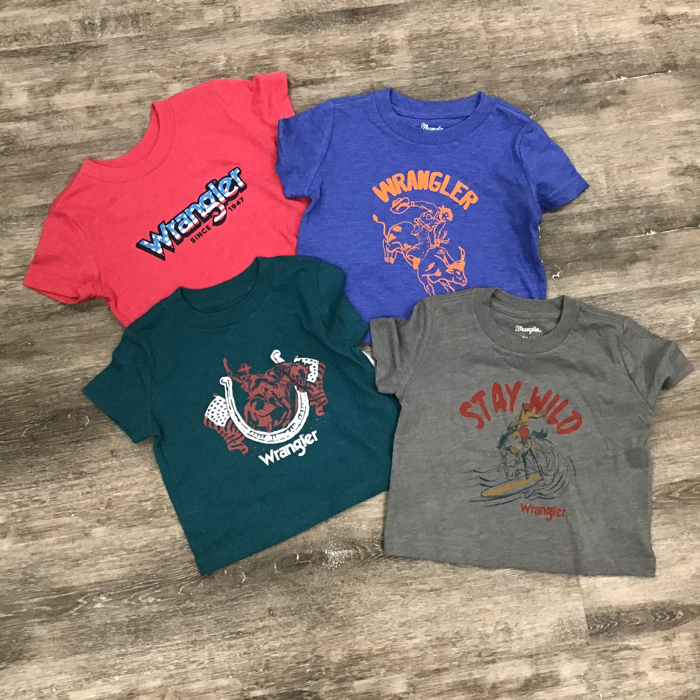 Wrangler Infant Tees -Size 12M