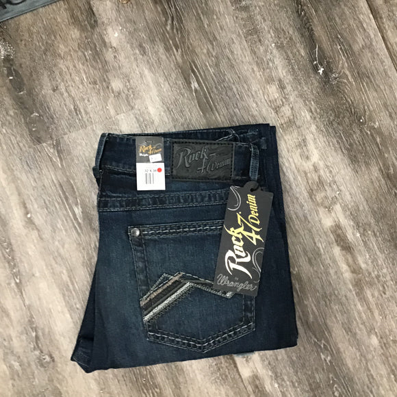 Wrangler “Rock 47 Denim” Men’s Jeans size 32 X 36