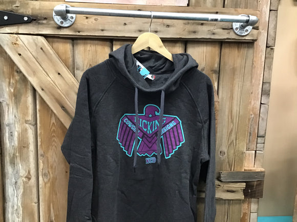 KCD Women’s Dark Grey Thunderbird Funnel Hoodie