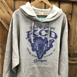 Women’s Grey Confetti Hoodie - size 2XL