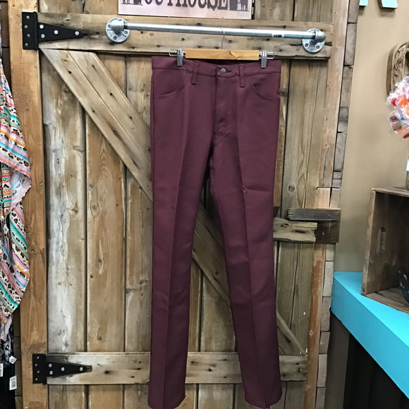 Wrangler Women’s Burgundy Jeans size 32 X 34