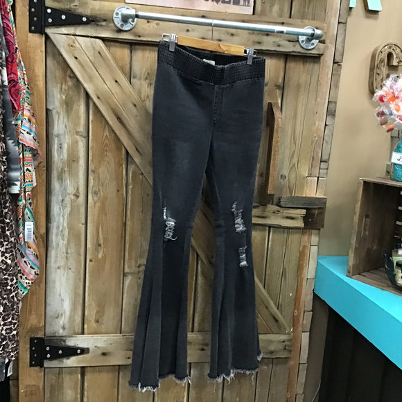 Turquoise Haven Black Jeans size LARGE